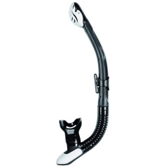 Tuba Plongée Snorkeling Mares Ergo Dry Noir/Blanc