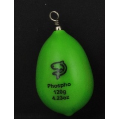 L'uovo di plastica conduce Lemer Fosforo verde