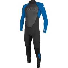 Muta O'neill reattore 3/2 mm con zip posteriore junior - Nero/Oceano