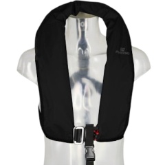 Giubbotto salvagente gonfiabile Plastimo Neo 165 Automatic nero con Imbracatura e sottogilet