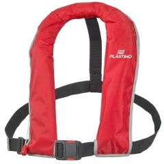 Giubbotto salvagente gonfiabile automatico Plastimo Neo 165 Rosso senza Imbracatura
