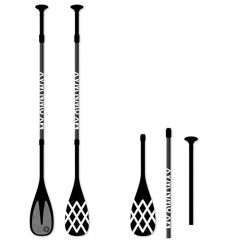 Pagaie SU carbone 3 parties