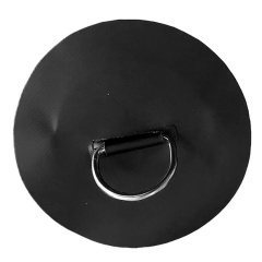 Toppa con anello in acciaio inossidabile Seven Bass anello a D da incollare