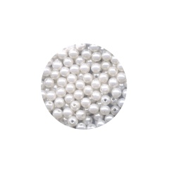 Perline pesca Bianco 5 mm X 20