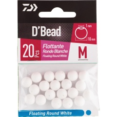 Perles Daiwa D-Bead Rondes Flottante (peche_emerillon-agrafe-rolling)