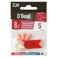 Perles Daiwa D-Bead Ovale Flottante autobloquantes (peche_emerillon-agrafe-rolling)