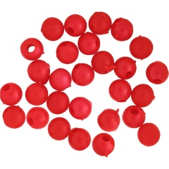 Perlina morbida Daiwa rosso taglia M 3mm