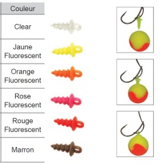 Gancio per esche CarpSpirit Pop Up Pegs Giallo Fluo