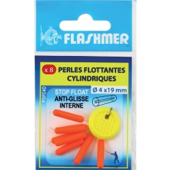 Perline pesca Galleggiante Flashmer Cilindrico - Rosa fluo