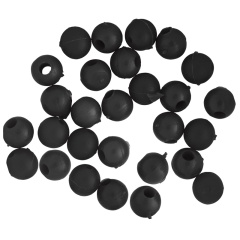 Perlina morbida Daiwa nero taglia M 3mm