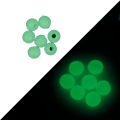 Perline Morbide Vercelli Tondo chiaro-L-Verde fluorescente