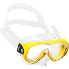 Maschera per bambini Cressi Piumetta Kid - Giallo