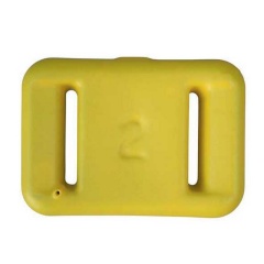 Piombo da cintura Sublest plastificato Giallo 2 Kg