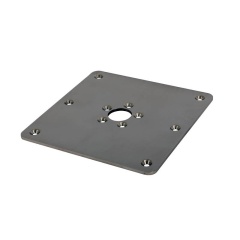 Piastra quadrata in acciaio inossidabile Pike'N Bass