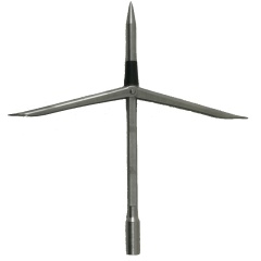 Punta tahitiana inSigalsub acciaio inox - doppi perni lunghi