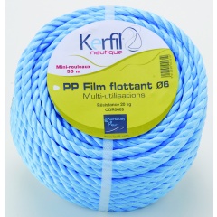 Corda da pesca polipropilene 30 m blu