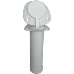 Porta stelo in polietilene + tappo bianco incorporato