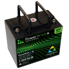 Batterie Lithium Etanche PowerTeck Powerbrick+ 12V 45Ah