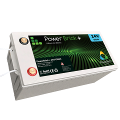 Batteria impermeabile al litio PowerTeck Powerbrick+ 24V 150Ah