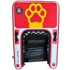 Plateforme gonflable bateau Tiki Factory rampe pour chien