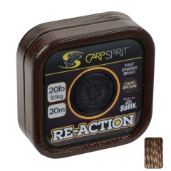 Filo trecciato da pesca Carpspirit Re-Action Braid 20 m Camo Brown