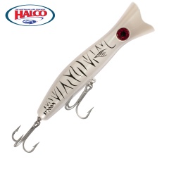 Esca Di Superficie Halco Roosta Popper 135 H77 White Tiger