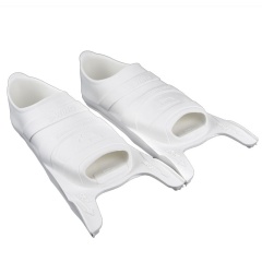 Calzari neoprene da pinne Cetma S-Wing Bianco con kit di montaggio