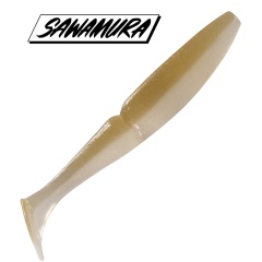 Esca Per Pesci Morbida Sawamura One Up Shad 4 079 Bagliore bianco