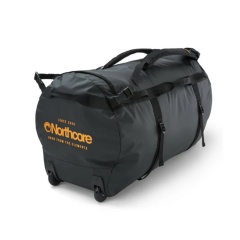 Sac étanche à roulette Northcore Duffle 110L Noir et Orange
