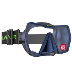 Maschera subacquea Salvimar Drake cinturino elastico antiappannamento - Blu