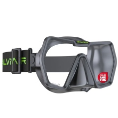 Maschera subacquea Salvimar Drake cinturino elastico antiappannamento - Grigio