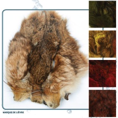 Maschera di lepre naturale JMC