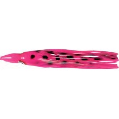 5 polpi Premium 120 mm Rosa puntini nero