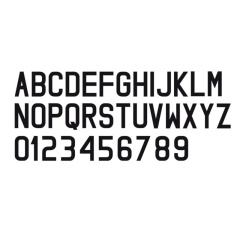 Lettere Plastimo 18 cm - Scafo duro