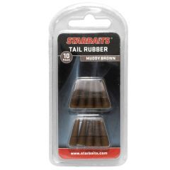 Manicotti a clip di piombi Starbaits Tail Rubber marrone