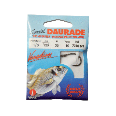Speciale Orata 7210 BN 150 cm ami da pesca N°1 su Nylon 35/100