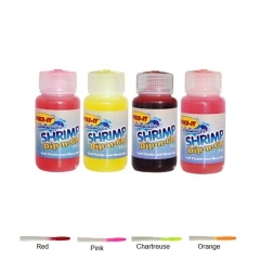 Soft dye lures Spike-it Dip-N-Glo Shrimp