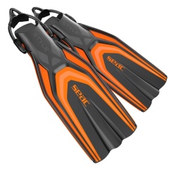Pinne per subacquea Seac Sub Style Sling Strap Orange