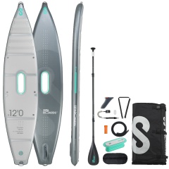 SUP Paddle auto gonflable Sipaboards Tourer Silver 12