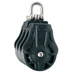 Puleggia tripla Wichard con grillo a sfere girevole girevole girevole