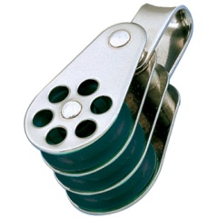 Puleggia Wichard triplo anello in acciaio inox 24