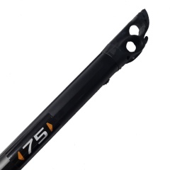 Fusto alluminio Meandros B32 con testata aperta - 75 cm