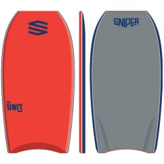 Bodyboard Sniper Improve Series Unit PE | Rosso/Grigio