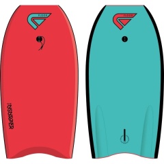 Bodyboard Flood Usurper Red/Teal 41