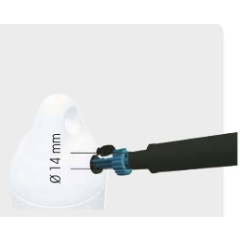 Raccordo Plastimo per valvola di gonfiaggio per parabordi