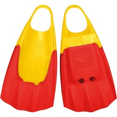 Pinne Bodyboard Wave gripper SW Swim Fins | Giallo/Rosso