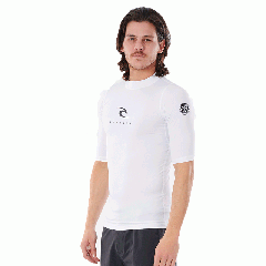 Lycra uomo Rip Curl maniche corte - Bianco