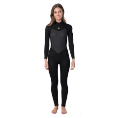 Muta donna Rip Curl Omega 4/3 Back zip - Nero