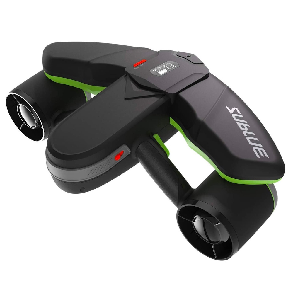 Sublue Navbow Scooter subacqueo nero e verde
