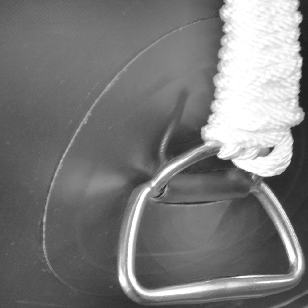Anello anteriore con corda di traino